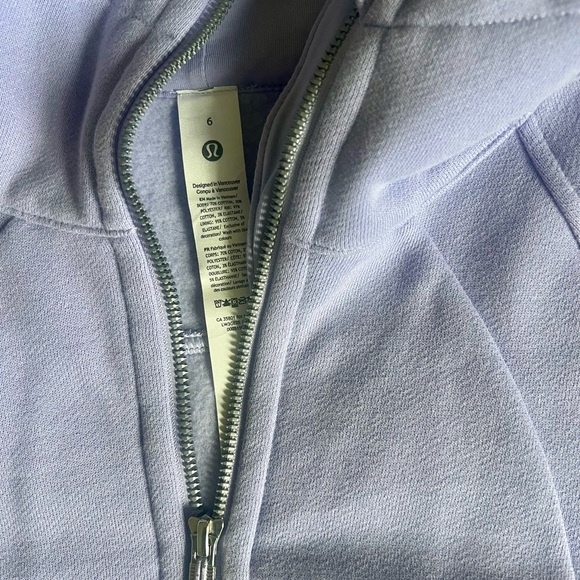 Lululemon Athletica Lavender Zip-Up Hoodie - Picture 5 of 5